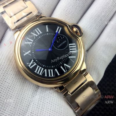 Clone Cartier Ballon Bleu AUTOMATIC Watches Rose Gold Moonphase Face